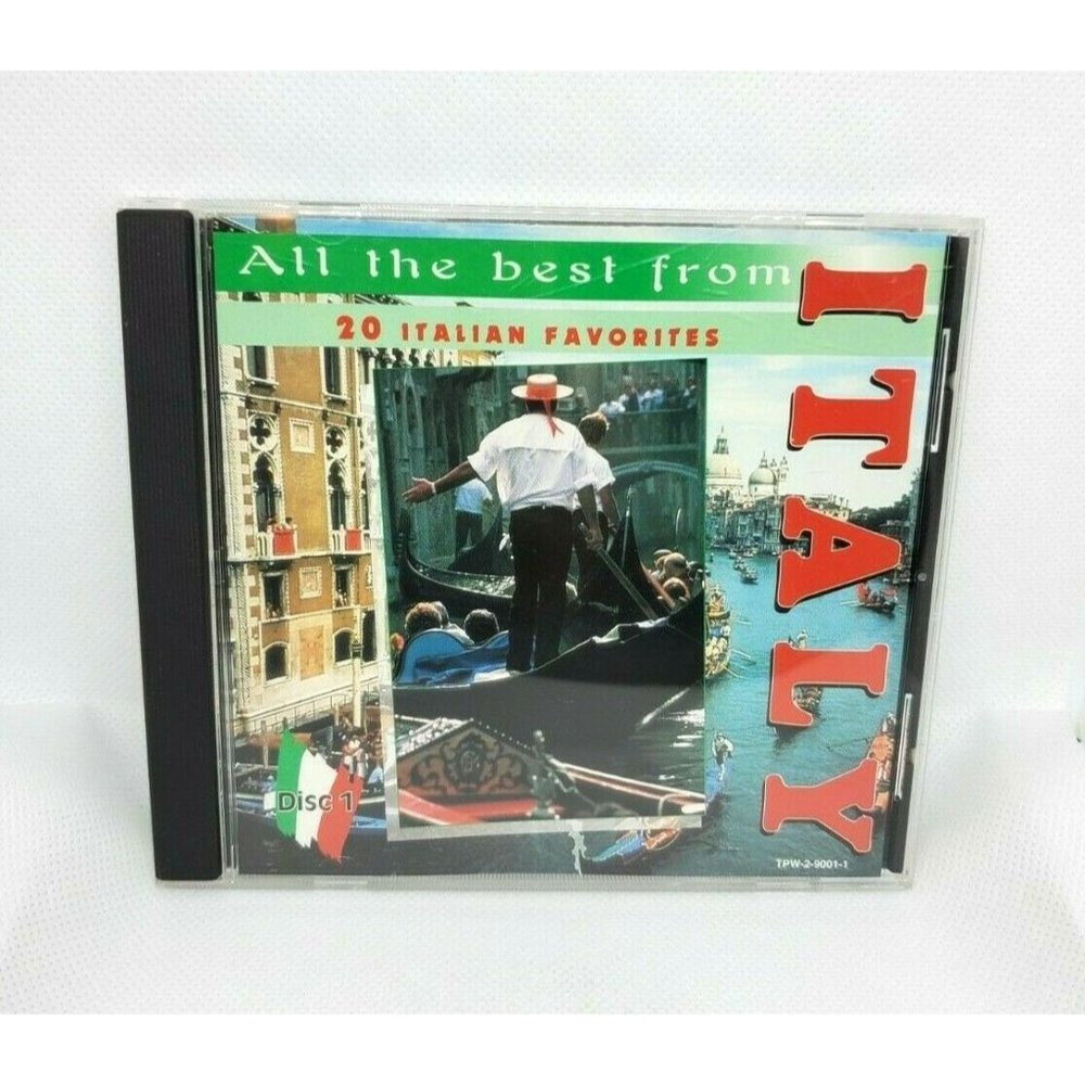 1996 All The Best From Italy: 40 Italian Favorites 1 Disk No Scratches Clean